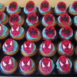 cupcakes hombre araña
